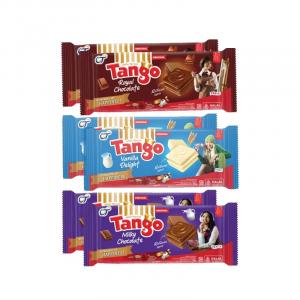 Tango Waffer Assorted Variants 35g Royal Chocolate, Vanilla Delight and Milky Chocolate (6pcs)